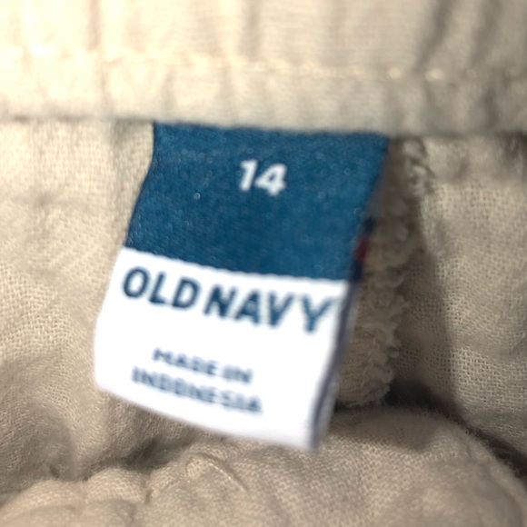 Old Navy Cream High Waisted 100% cotton pants - Picture 4 of 5